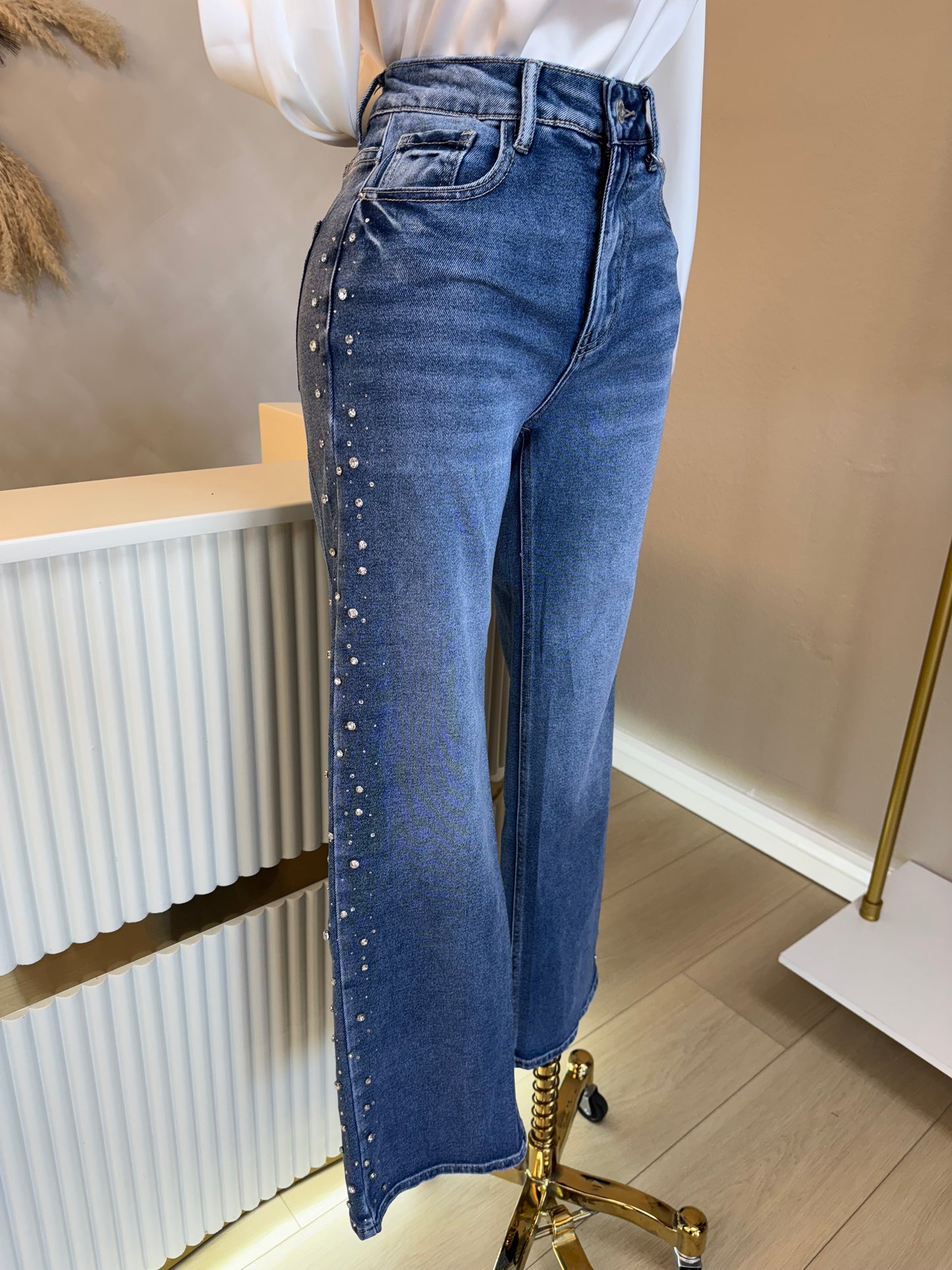 Rhinestone side detail