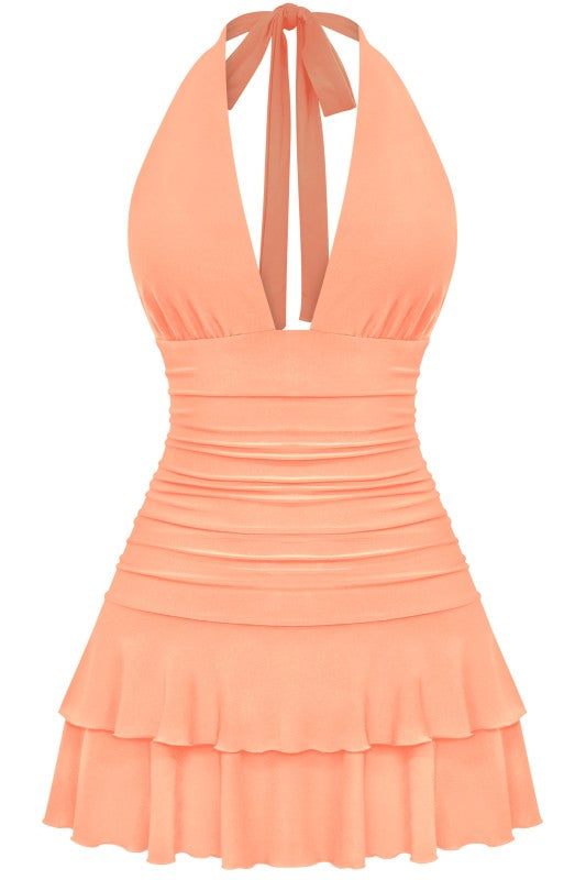 Karol ruffle dress