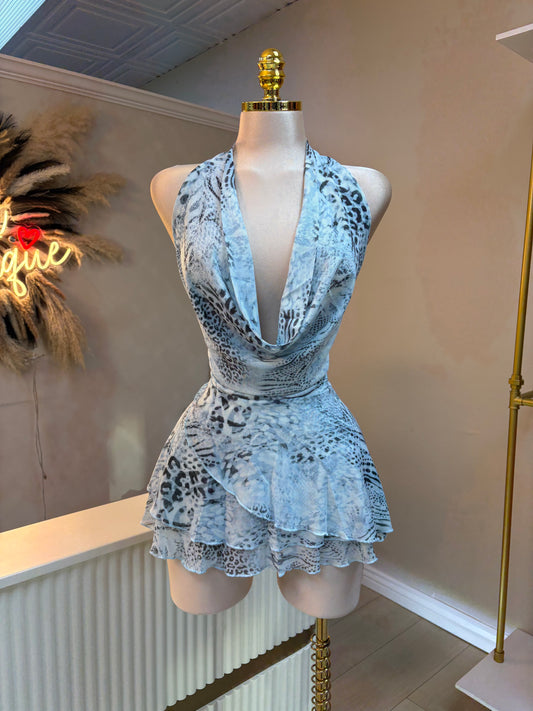 Alesa ruffle dress