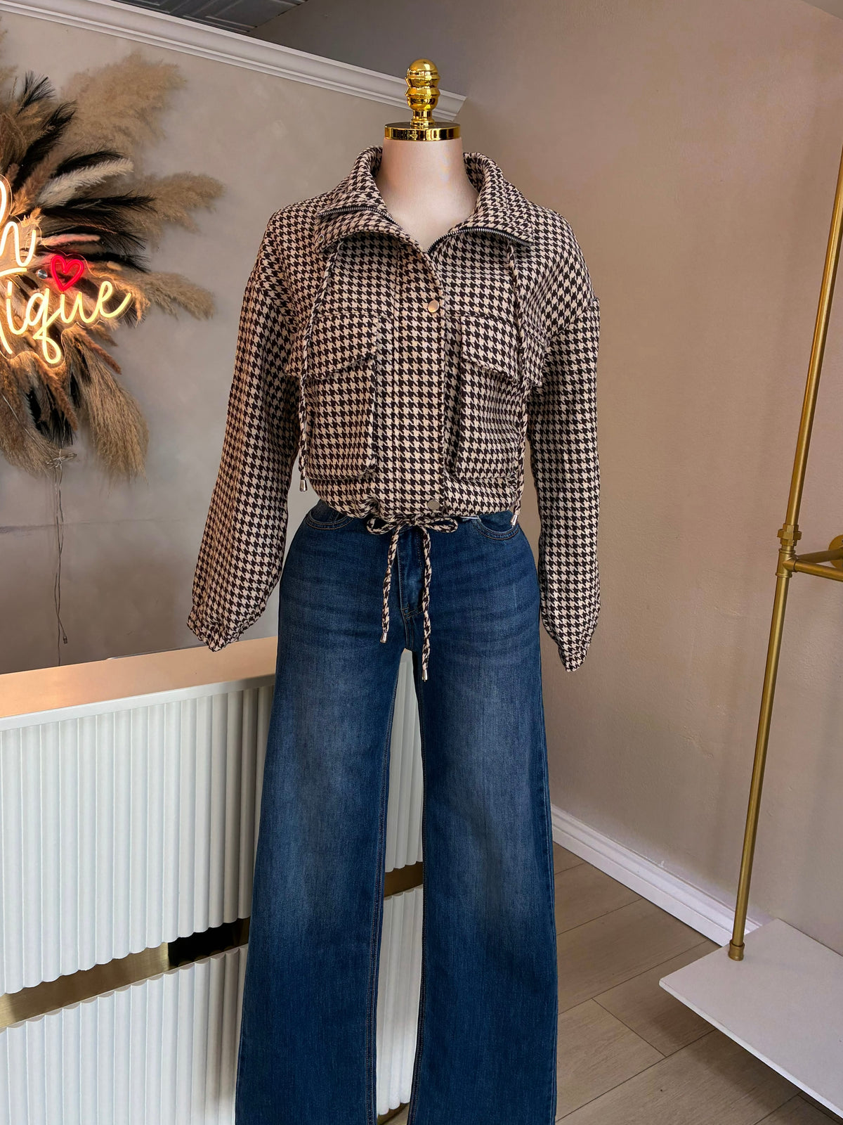Gingham jacket