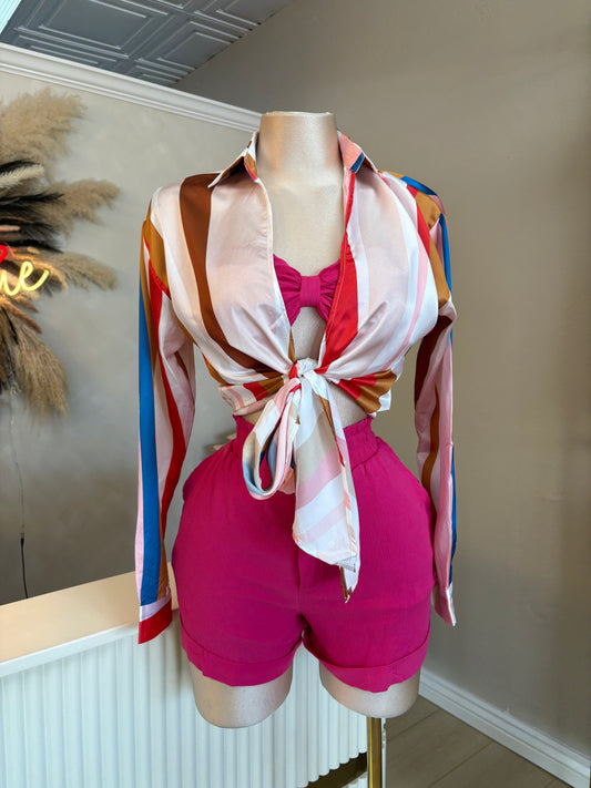 Pink 3 piece set