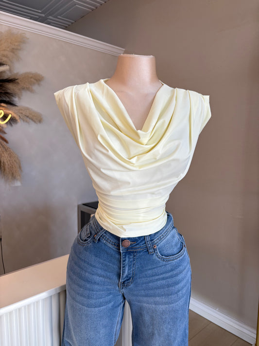 Cowl neck top