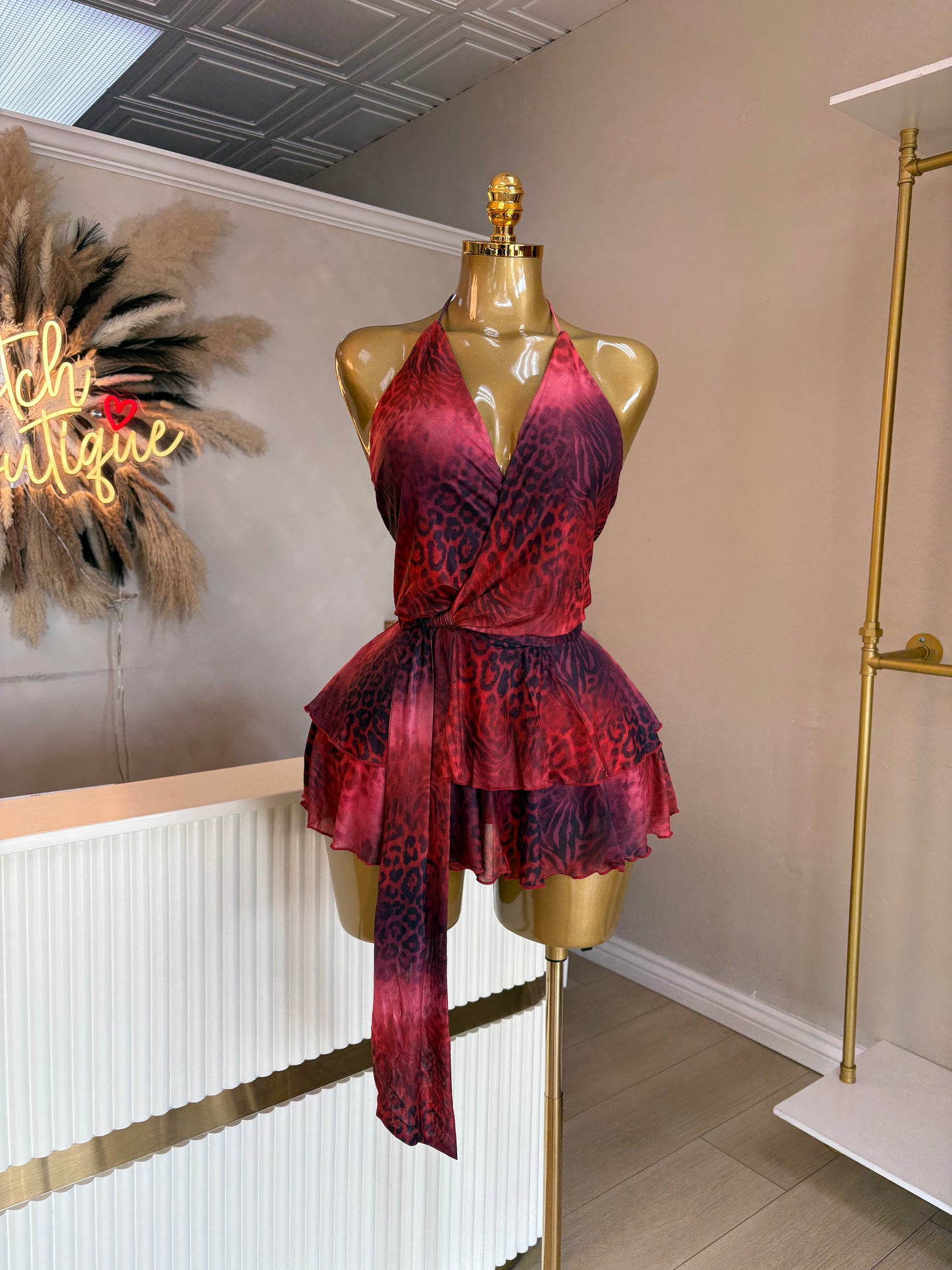 Arely ruffle dress