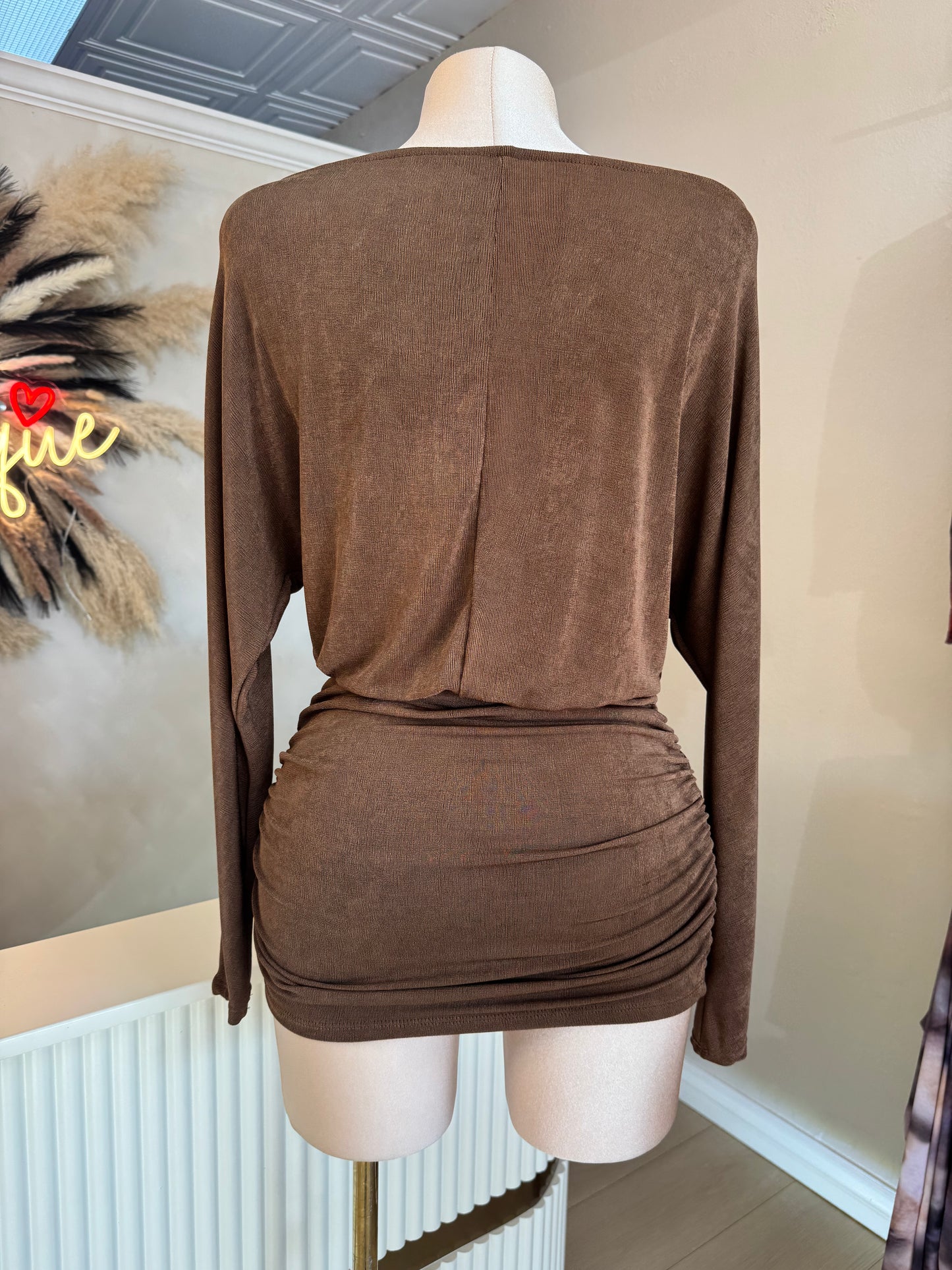 Alexa dress (brown)