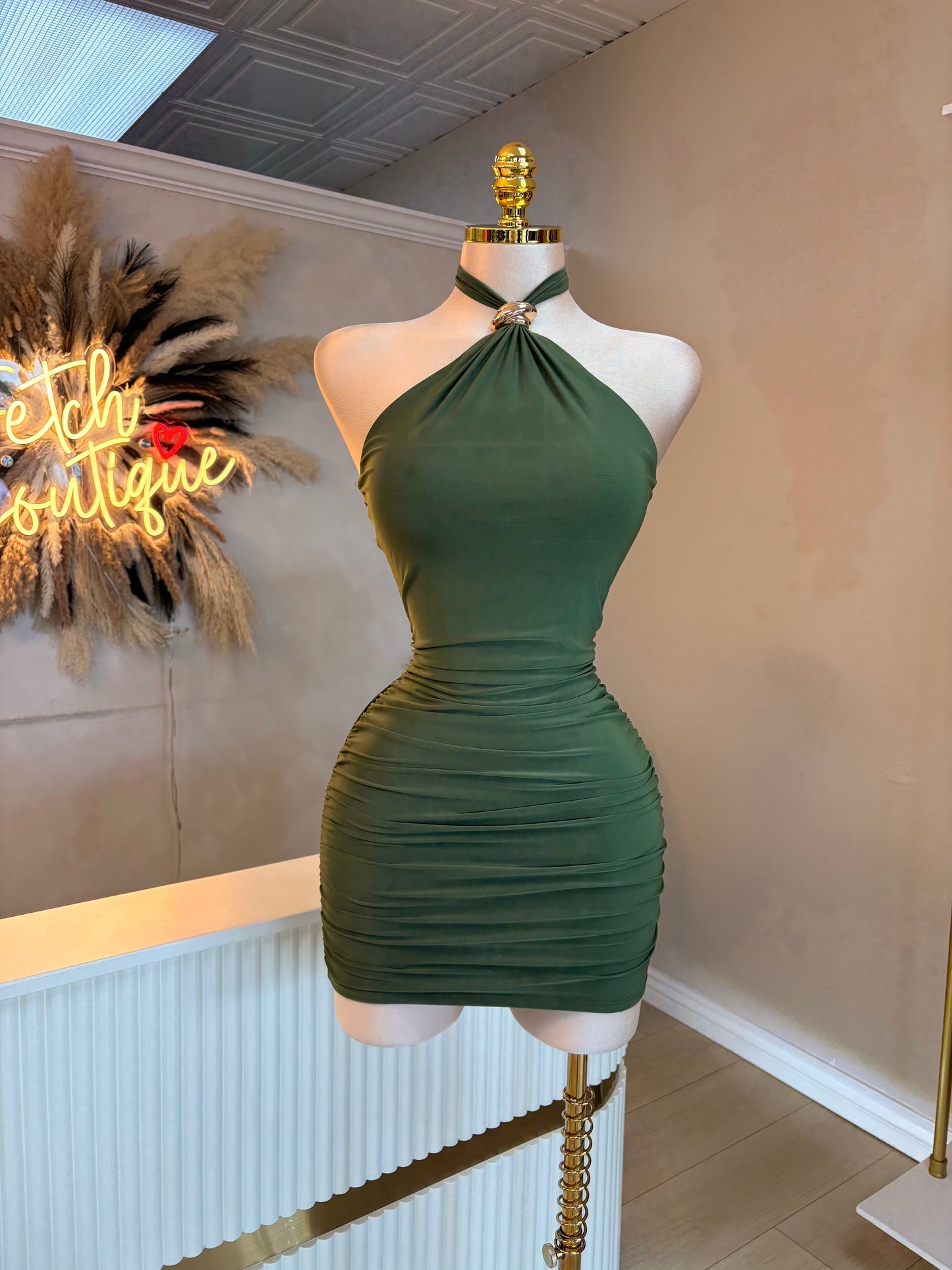 Halter dress (2 colors)